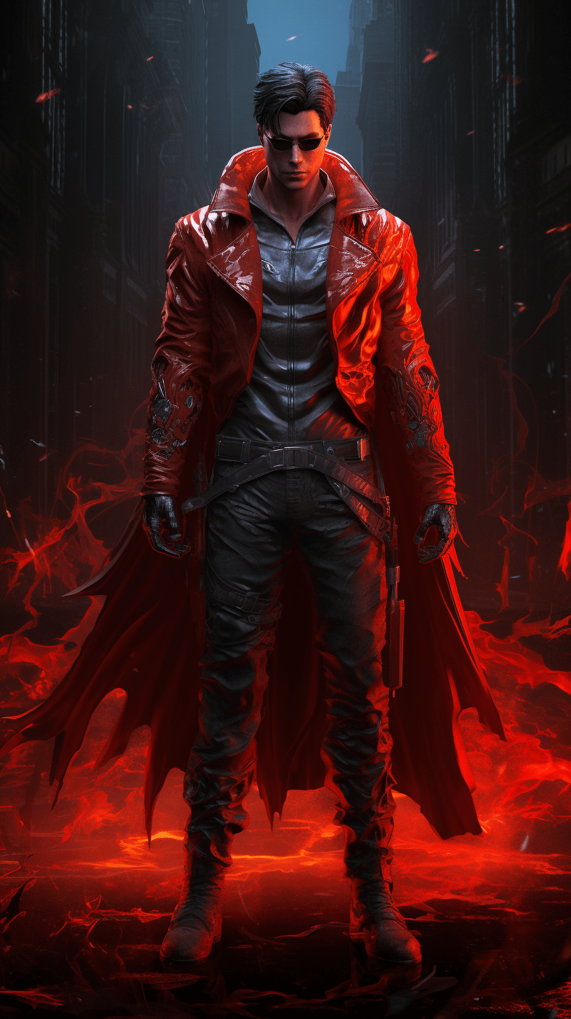 a-supernatural-hunter-in-dark-red-costume